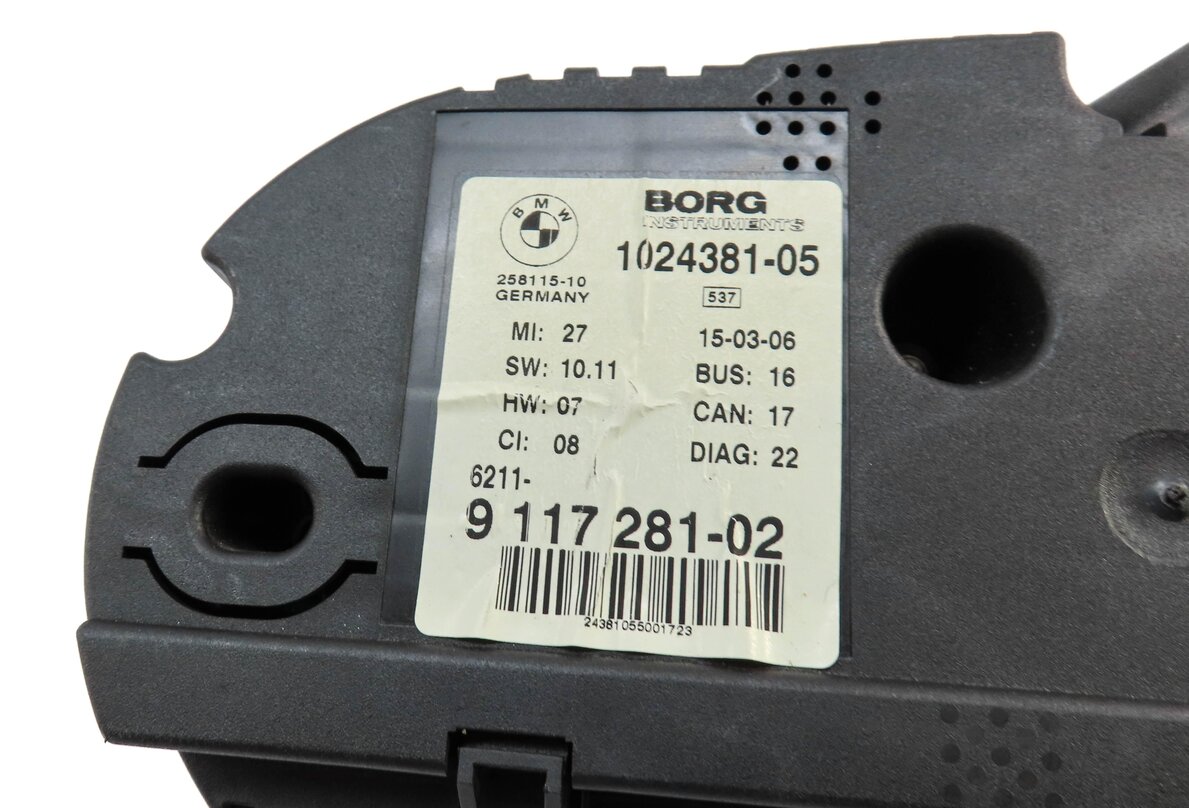 Thumbnail 6: 2006-2008 BMW Z4 (E85) 3.0L SPEEDOMETER INSTRUMENT GAUGE CLUSTER (MPH USA 163k)