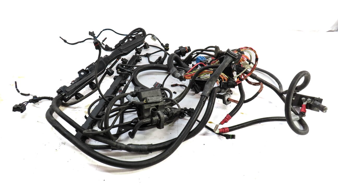 Thumbnail 2: 2006 BMW Z4 (E85) A/T 3.0L N52 ENGINE WIRE WIRING HARNESS LOOM