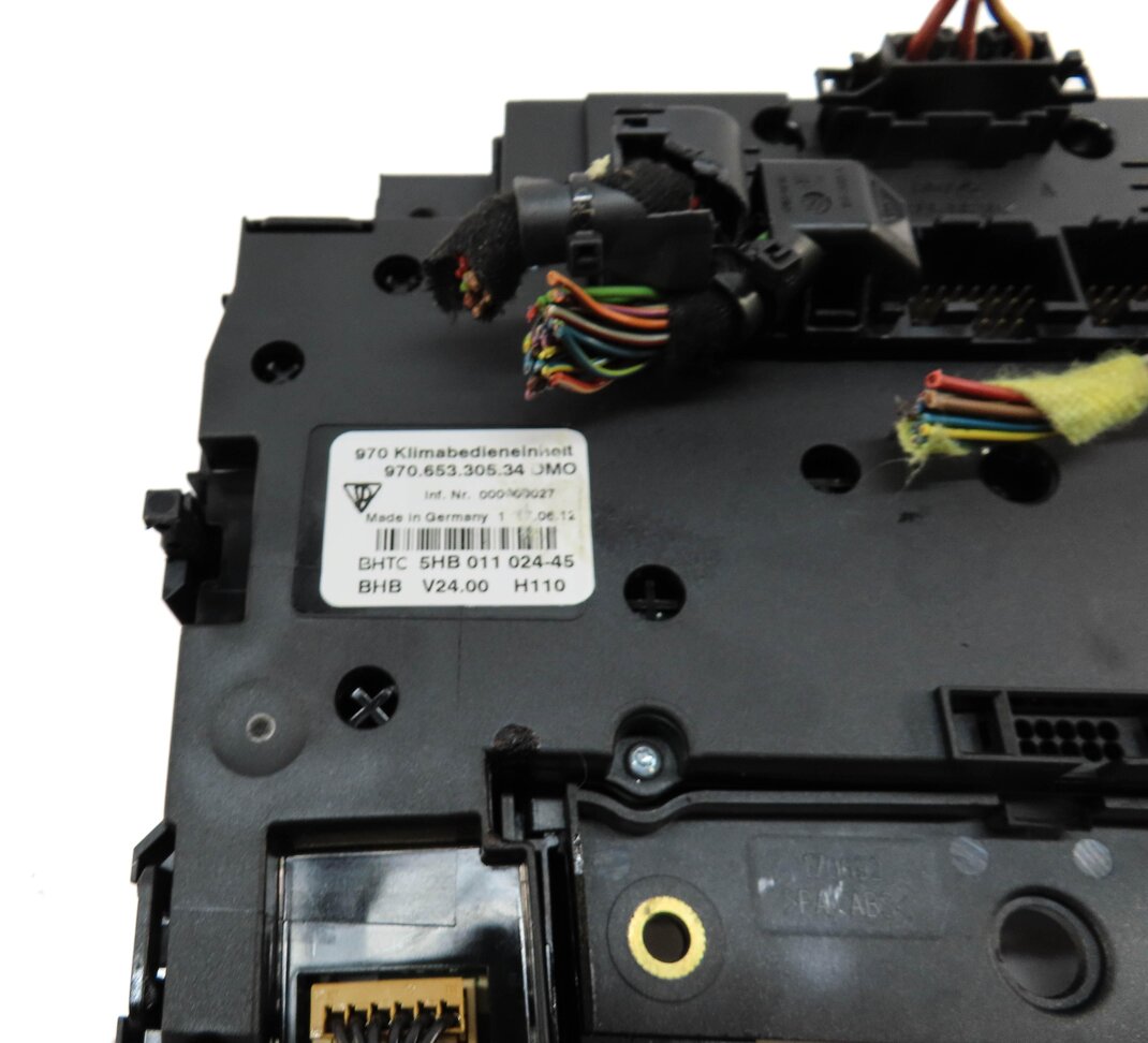Thumbnail 7: 2010-2013 PORSCHE PANAMERA (970 G1) FRONT HEATER AC TEMPERATURE CONTROL (4-ZONE)