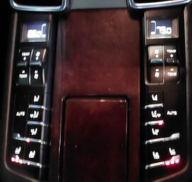 Thumbnail 2: 2010-2016 PORSCHE PANAMERA (970 G1) REAR HEATER A/C TEMPERATURE CLIMATE CONTROL