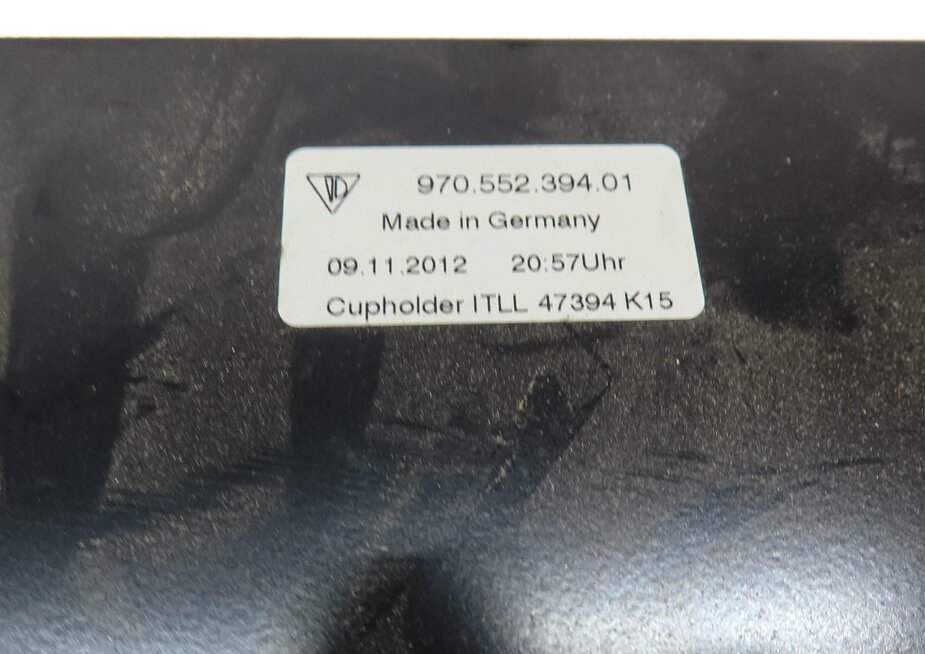 Thumbnail 6: 2010 PORSCHE PANAMERA (970 G1) FRONT RIGHT DASH CUPHOLDER CUP DRINK HOLDER