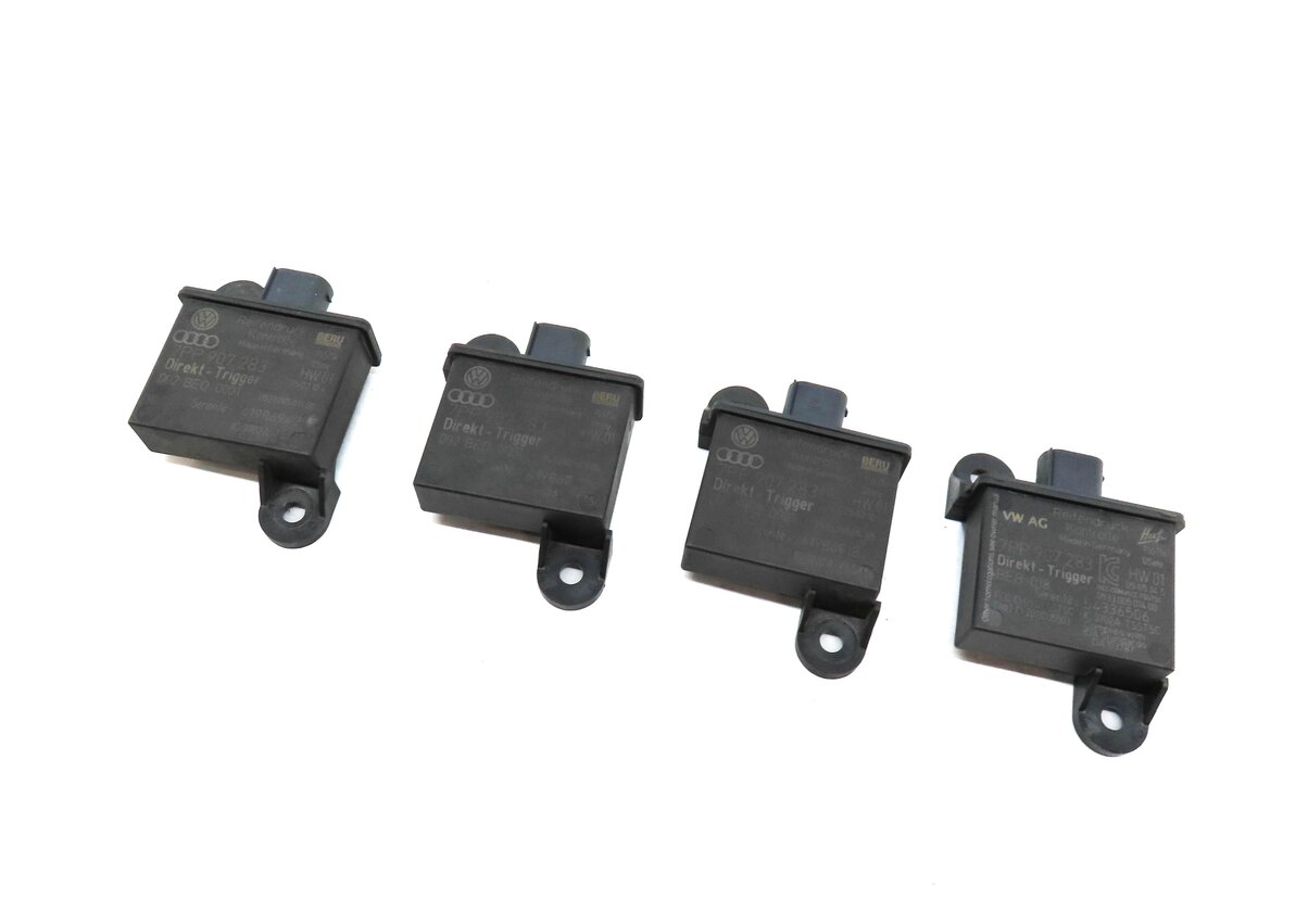 Thumbnail 1: 2010 PORSCHE PANAMERA (970 G1) TPMS TIRE AIR PRESSURE SENSOR TRIGGER MODULE SET