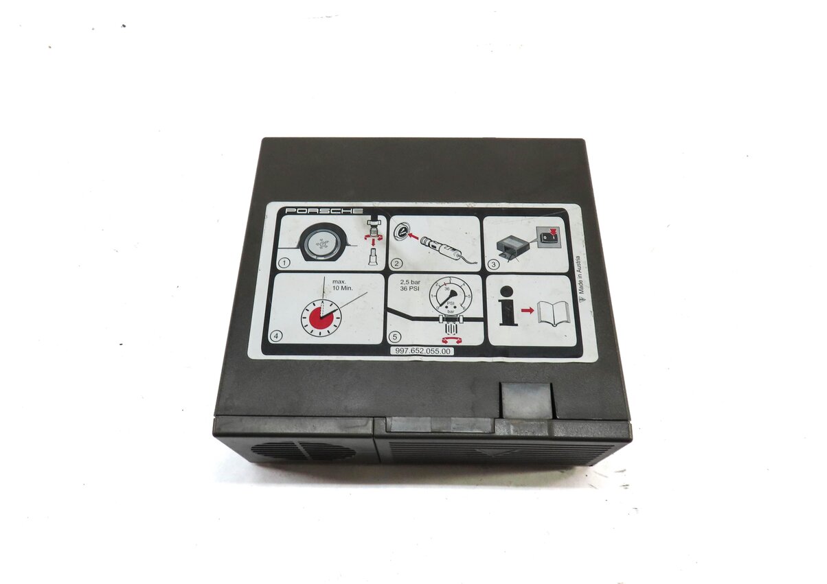 Thumbnail 2: 2010 PORSCHE PANAMERA (970 G1) SPARE TIRE AIR COMPRESSOR PUMP MOTOR