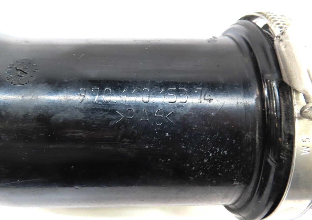 Thumbnail 5: 2010 PORSCHE PANAMERA (970 G1) 4.8L TURBO ENGINE LEFT AIR INTAKE PRESSURE PIPE
