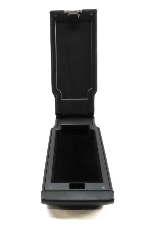 Thumbnail 6: 10-16 PORSCHE PANAMERA (970) REAR CENTER SEAT ARMREST ARM REST LID (BLACK)