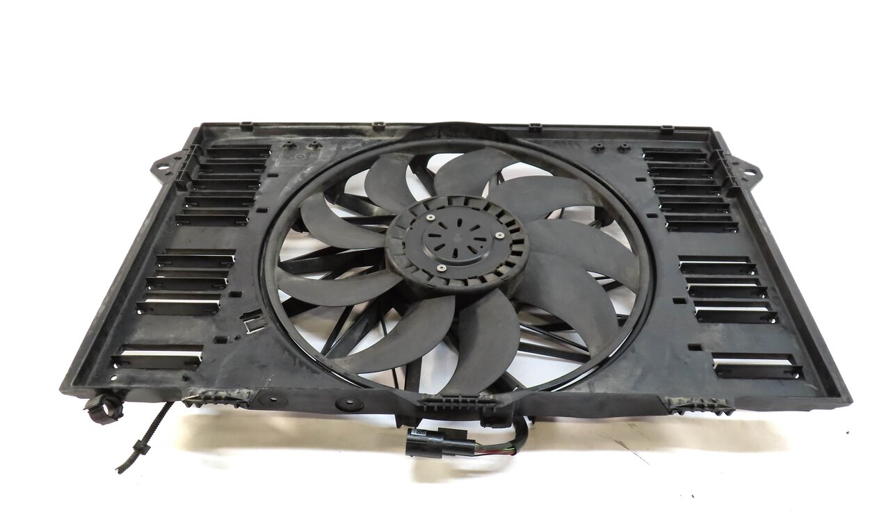 Thumbnail 3: 10-16 PORSCHE PANAMERA (970 G1) 4.8L TURBO RADIATOR COOLING FAN MOTOR w/ SHROUD