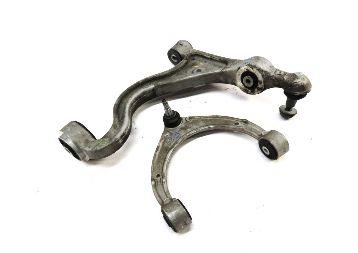2010-2013 PORSCHE PANAMERA (970 G1) RIGHT FRONT UPPER & LOWER CONTROL ARM SET-2