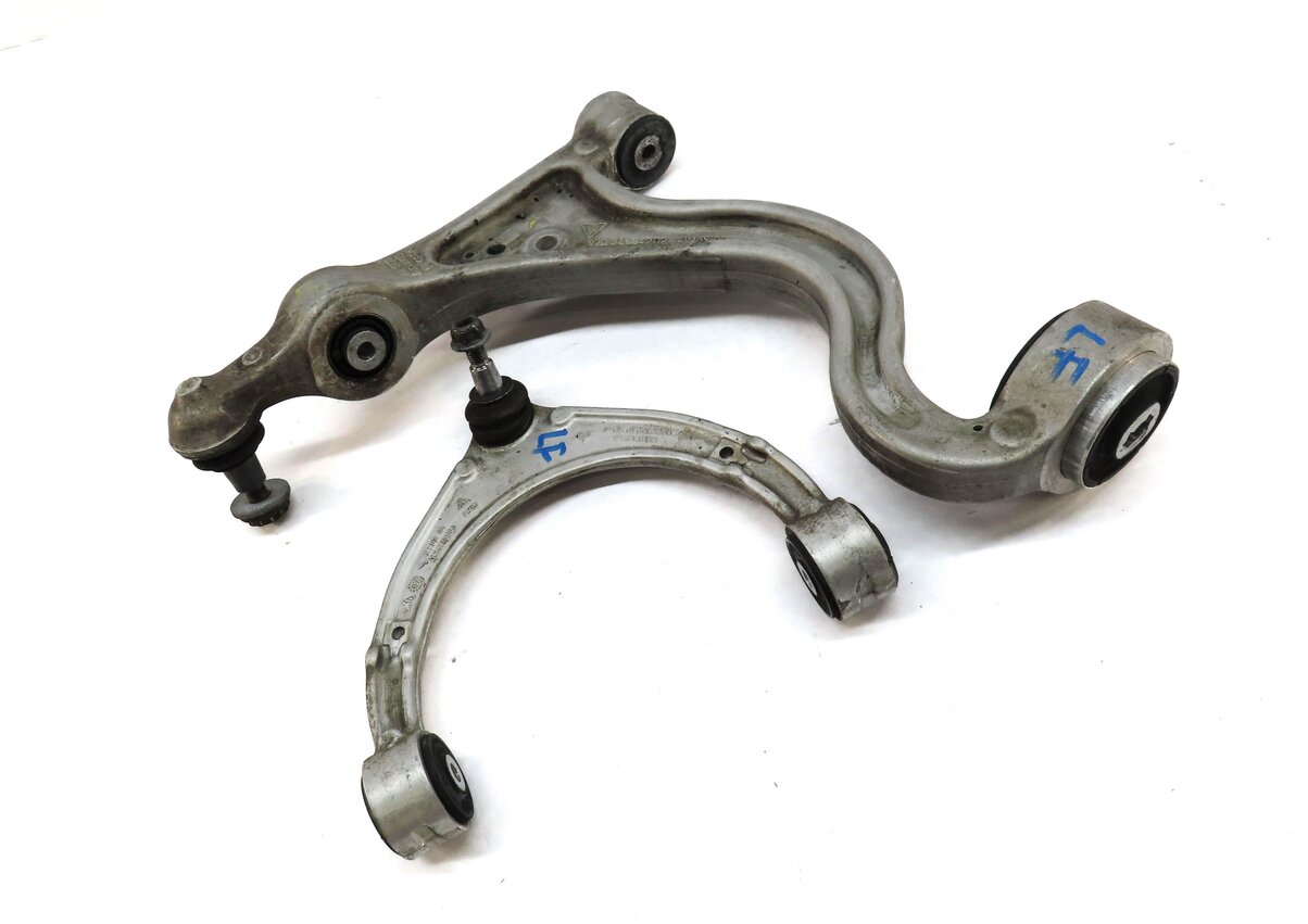 Thumbnail 2: 2010-2013 PORSCHE PANAMERA (970 G1) LEFT FRONT UPPER & LOWER CONTROL ARM SET-2