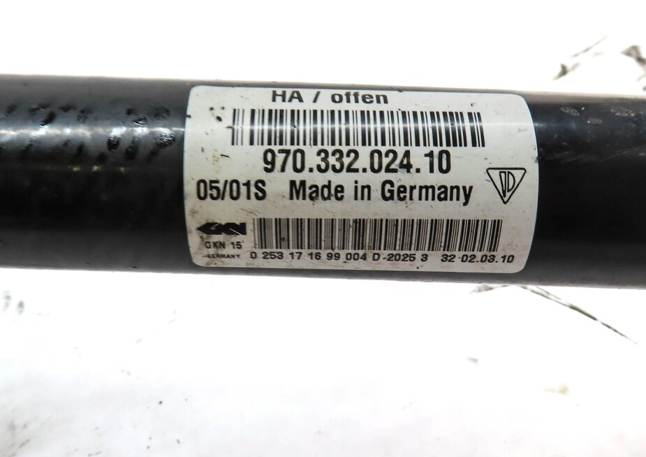 Thumbnail 6: 2010-2013 PORSCHE PANAMERA (970 G1) LEFT DRIVER REAR AXLE SHAFT w/ KNUCKLE