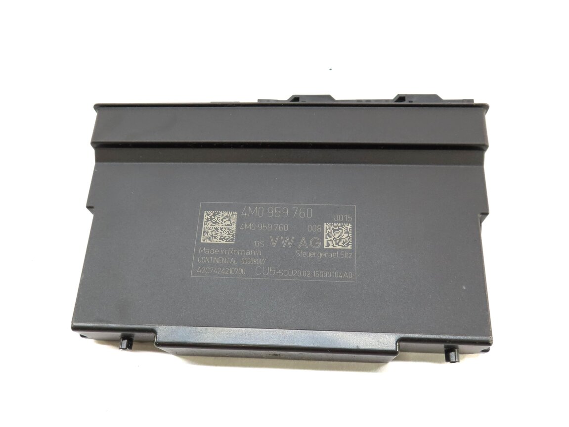 Thumbnail 3: 2017 AUDI Q7 (4M) FRONT RIGHT PASSENGER SEAT CONTROL MODULE 4M0959760