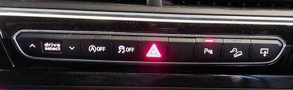 Thumbnail 2: 2017 AUDI Q7 (4M) DASH BUTTON PANEL TRACTION CONTROL DRIVE SELECT HAZARD SWITCH