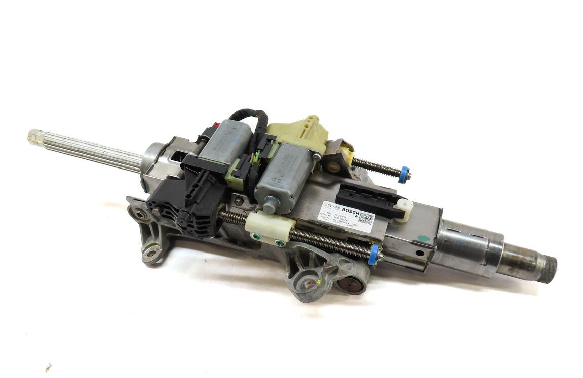 Thumbnail 1: 17-19 AUDI Q7 4M ESTEERING COLUMN w/ MOTORS (NO lane keep & NO adaptive cruise)