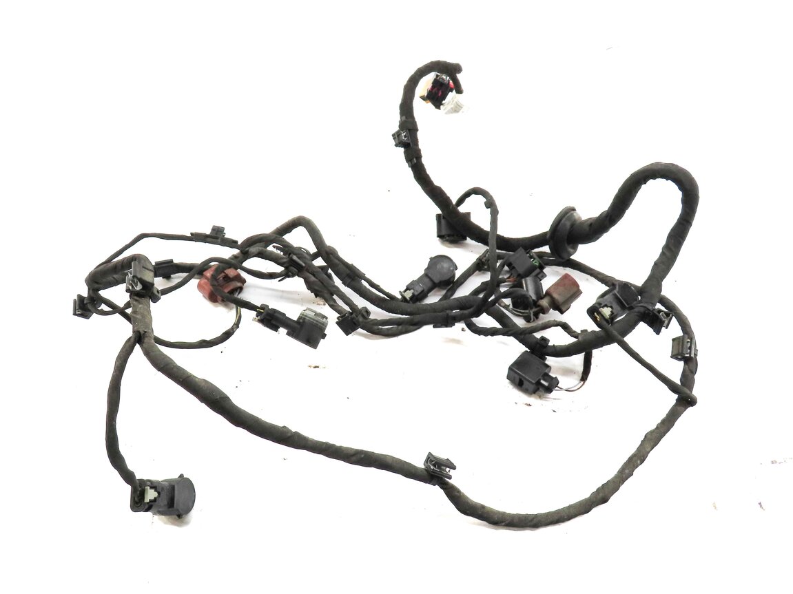 Thumbnail 3: 2017 AUDI Q7 (4M) REAR PARK DISTANCE PDC SENSOR SET 4 (WHITE) w/ WIRE HARNESS