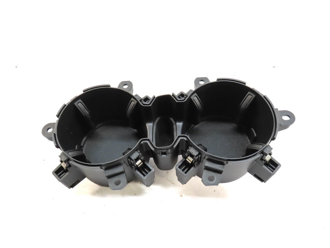 Thumbnail 2: 2017 AUDI Q7 (4M) FRONT CENTER CONSOLE DOUBLE DUAL CUP HOLDER (BLACK) 4M0862534