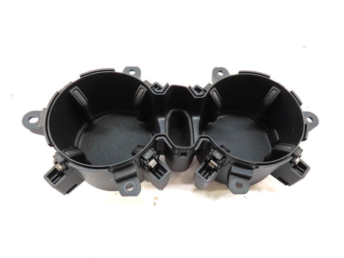 Thumbnail 3: 2017 AUDI Q7 (4M) FRONT CENTER CONSOLE DOUBLE DUAL CUP HOLDER (BLACK) 4M0862534