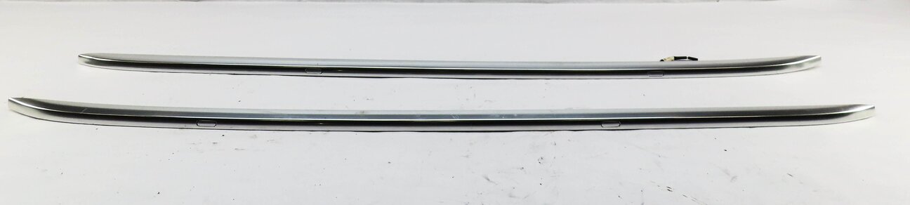 Thumbnail 1: 2017 AUDI Q7 4M ROOF RACK LEFT & RIGHT CARGO RAIL (FRONT TO BACK) SET 2 (SILVER)