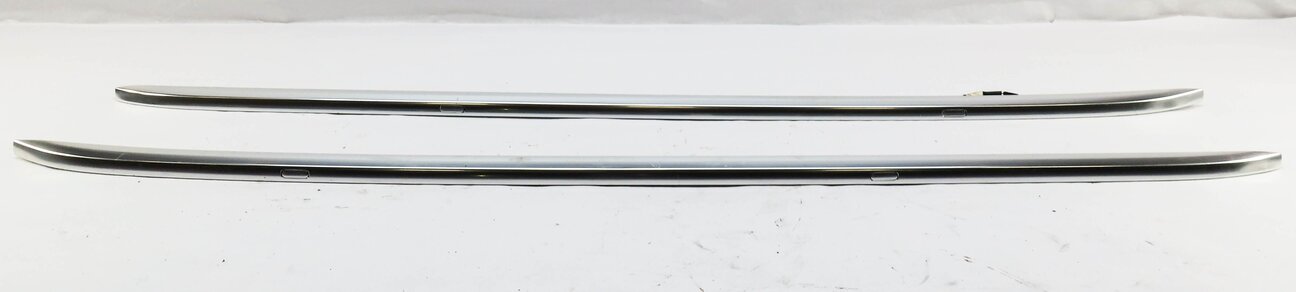 Thumbnail 2: 2017 AUDI Q7 4M ROOF RACK LEFT & RIGHT CARGO RAIL (FRONT TO BACK) SET 2 (SILVER)