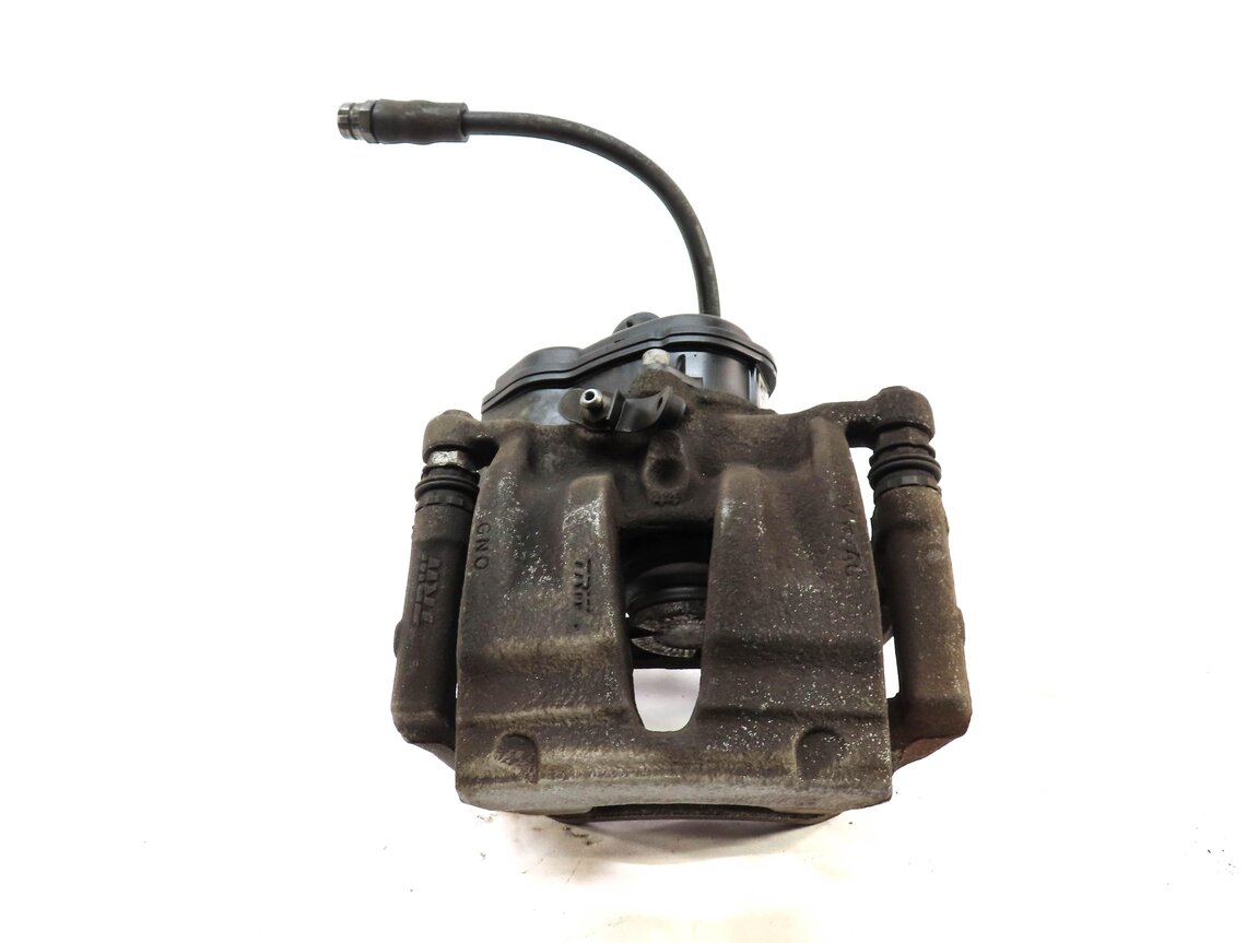 Thumbnail 2: 17-20 AUDI Q7 (4M) REAR RIGHT PASSENGER BRAKE CALIPER w/ PARKING BRAKE ACTUATOR