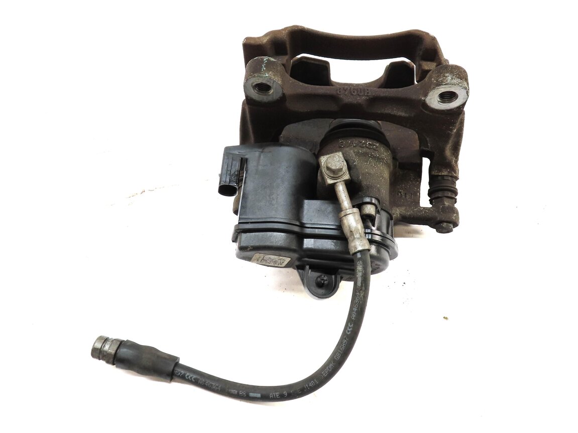 Thumbnail 4: 17-20 AUDI Q7 (4M) REAR RIGHT PASSENGER BRAKE CALIPER w/ PARKING BRAKE ACTUATOR
