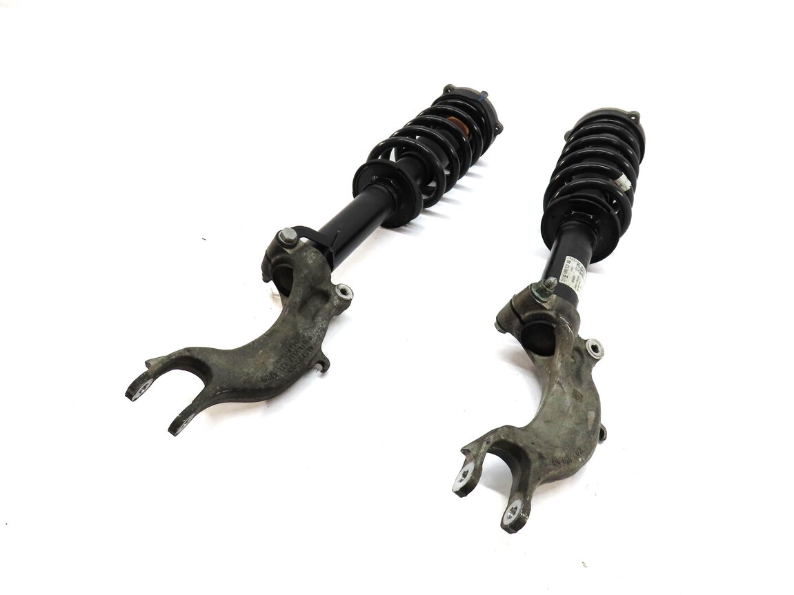 2017-2020 AUDI Q7 (4M) FRONT LEFT & RIGHT SUSPENSION SHOCK STRUT SET-2
