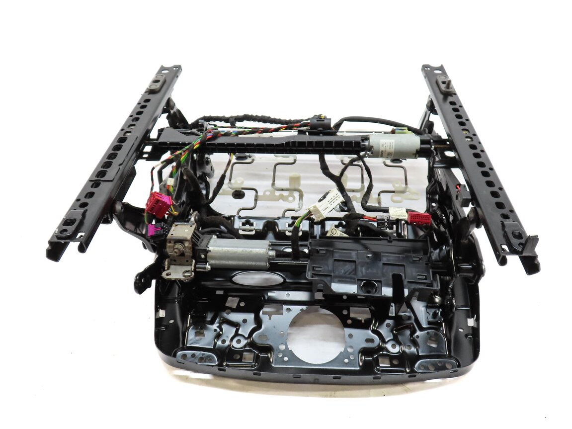 Thumbnail 5: 17-22 AUDI Q7 4M FRONT LEFT DRIVER SEAT TRACK & MOTORS (w/ HEAT MEMORY w/o VENT)