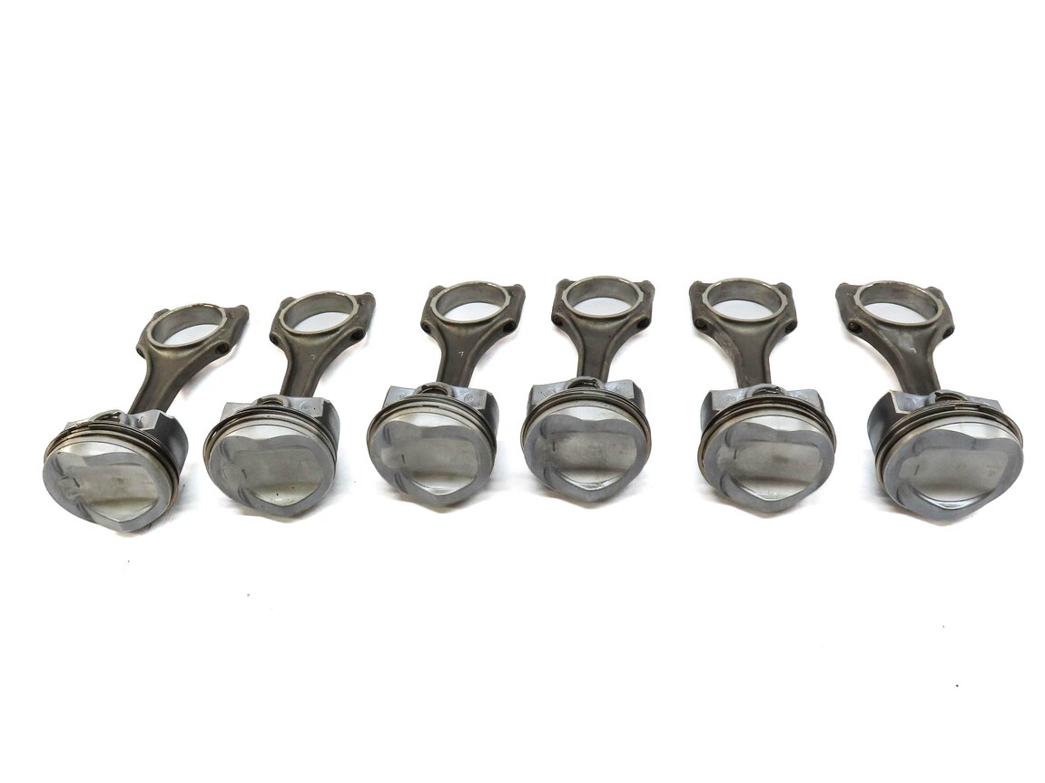 Thumbnail 2: 15-19 AUDI A6 A7 A8 Q7 (C7 D4 4H 4M) 3.0L SUPER PISTON & CONNECTING ROD SET 6