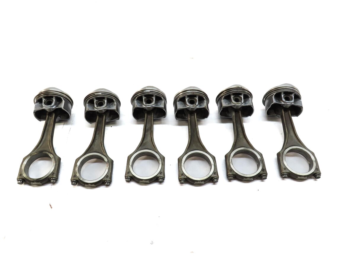 Thumbnail 3: 15-19 AUDI A6 A7 A8 Q7 (C7 D4 4H 4M) 3.0L SUPER PISTON & CONNECTING ROD SET 6
