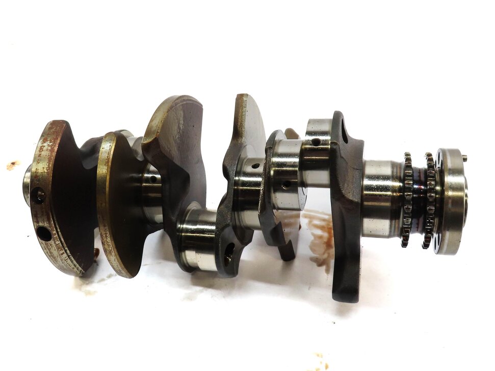 Thumbnail 2: 2017 AUDI Q7 (4M) 3.0L SUPER ENGINE (CREC) CRANKSHAFT CRANK SHAFT 0T3105101AK