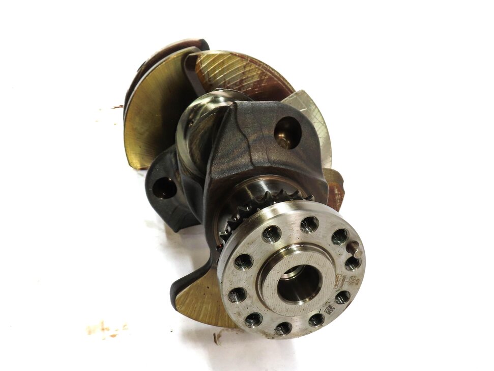 Thumbnail 3: 2017 AUDI Q7 (4M) 3.0L SUPER ENGINE (CREC) CRANKSHAFT CRANK SHAFT 0T3105101AK