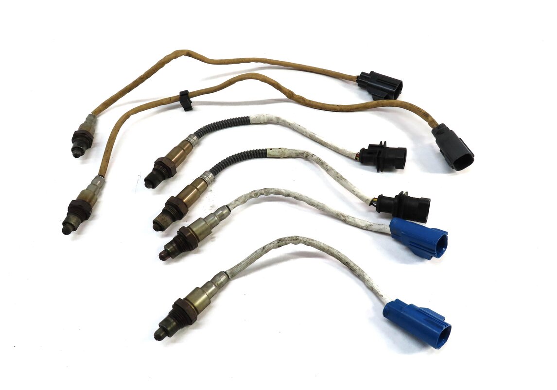 Thumbnail 2: 2015 RANGE ROVER SPORT (L494) 3.0L SUPER PRE POST CAT O2 OXYGEN SENSOR SET 6