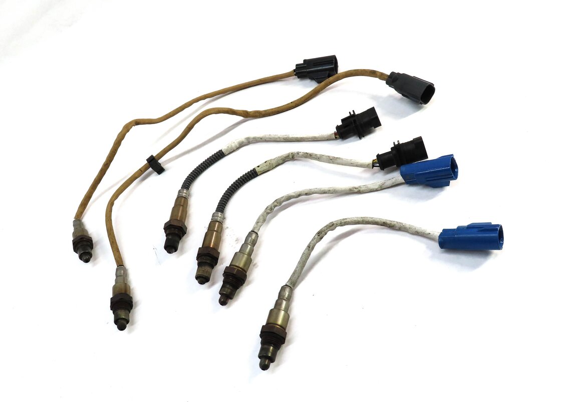 Thumbnail 3: 2015 RANGE ROVER SPORT (L494) 3.0L SUPER PRE POST CAT O2 OXYGEN SENSOR SET 6