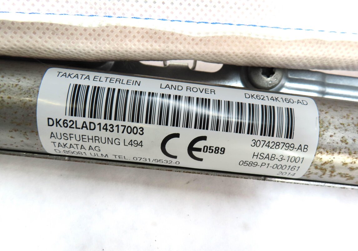 Thumbnail 5: 2014-2020 RANGE ROVER SPORT (L494) LEFT DRIVER ROOF SIDE CURTAIN AIRBAG AIR BAG