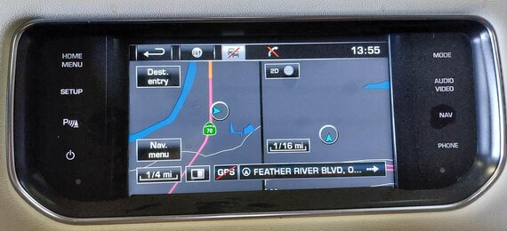 2015 RANGE ROVER SPORT (L494) GPS NAVIGATION SCREEN MEDIA DISPLAY TOUCH SCREEN