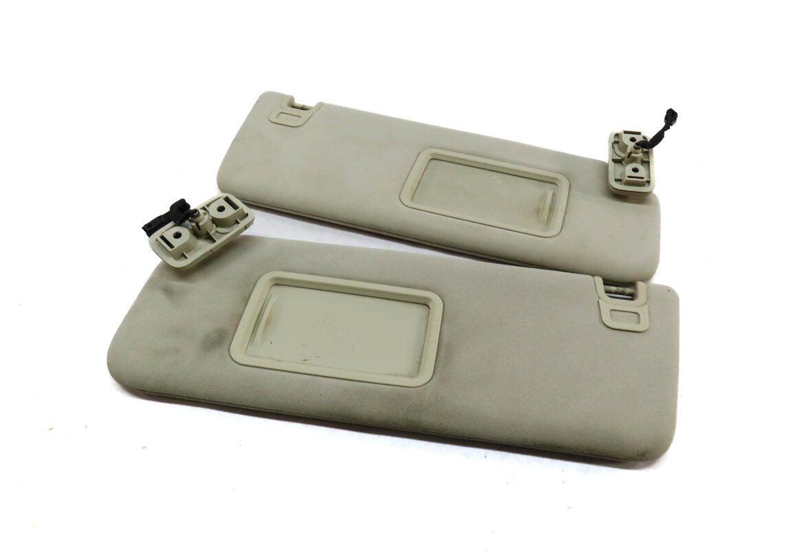 2014-2015 RANGE ROVER SPORT (L494) FRONT LEFT & RIGHT SUNVISOR SET-2 (BEIGE)