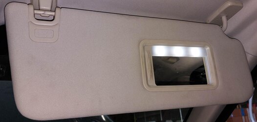 Thumbnail 3: 2014-2015 RANGE ROVER SPORT (L494) FRONT LEFT & RIGHT SUNVISOR SET-2 (BEIGE)