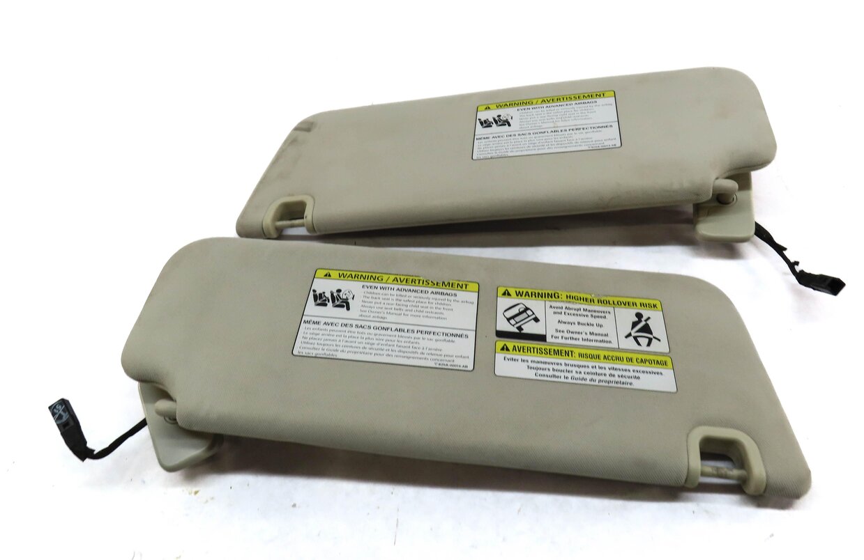Thumbnail 6: 2014-2015 RANGE ROVER SPORT (L494) FRONT LEFT & RIGHT SUNVISOR SET-2 (BEIGE)