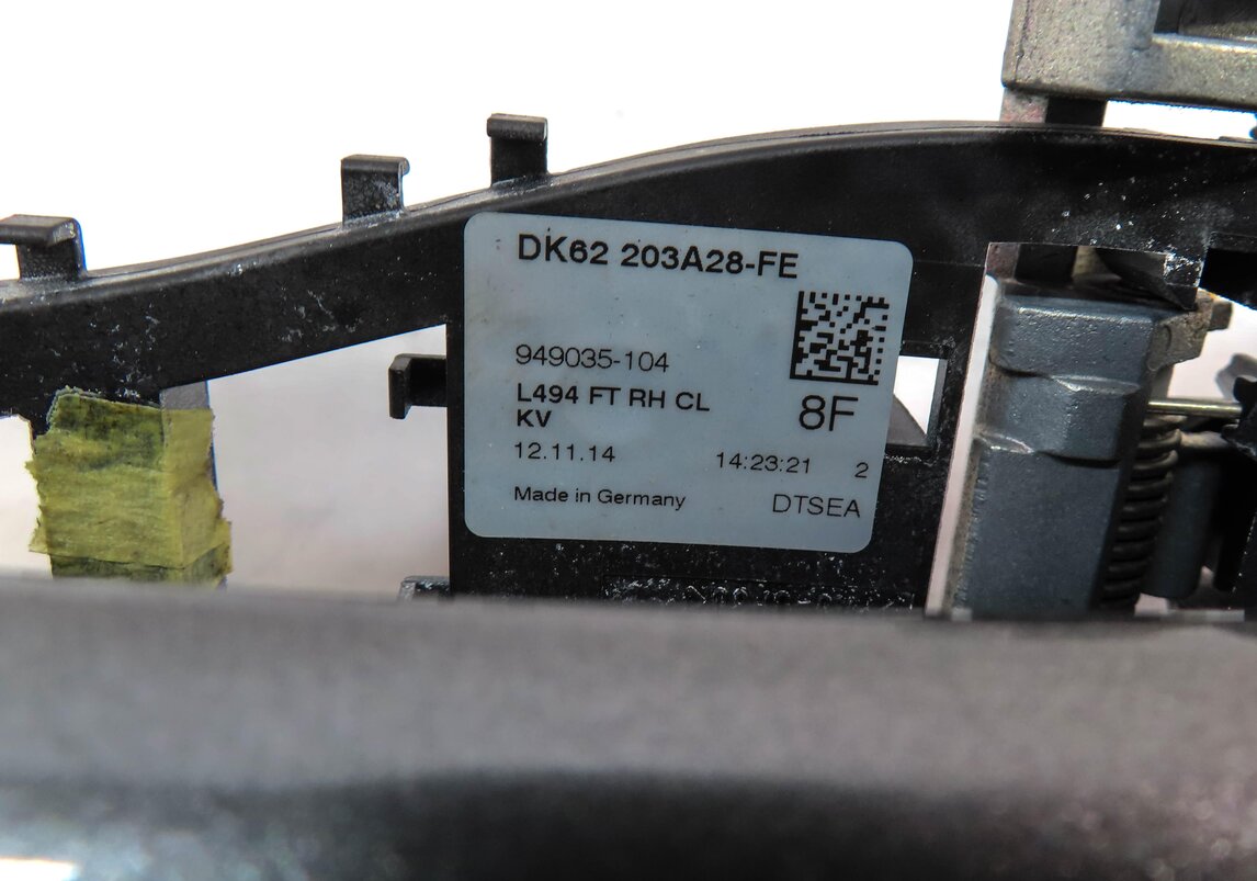 Thumbnail 5: 12-17 RANGE ROVER SPORT EVOQUE (L405 L494) RIGHT FRONT PASSIVE DOOR HANDLE GRAY