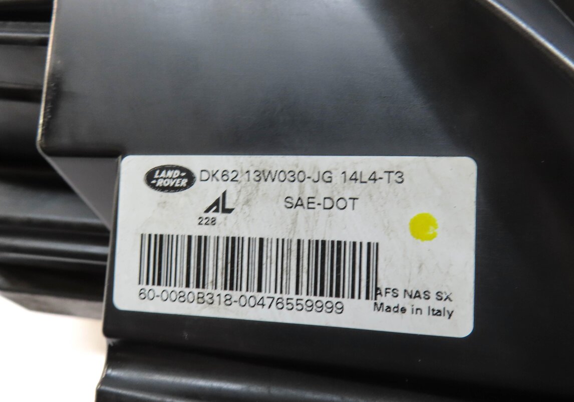 Thumbnail 9: 2014-2017 RANGE ROVER SPORT (L494) LEFT XENON HID ADAPTIVE HEADLIGHT LIGHT LAMP