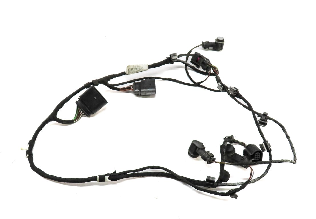 Thumbnail 2: 2015 AUDI Q7 (4L) REAR PDC PARK DISTANCE SENSOR SET w/ HARNESS (ICE SILVER)