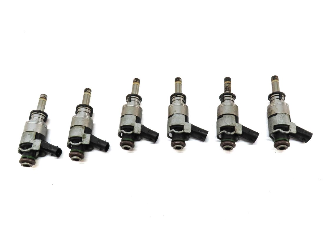 Thumbnail 2: 2011-2015 AUDI A6 A7 A8 Q5 Q7 S4 S5 (C7 D4 4L B8 8R 8T) 3.0L FUEL INJECTOR SET