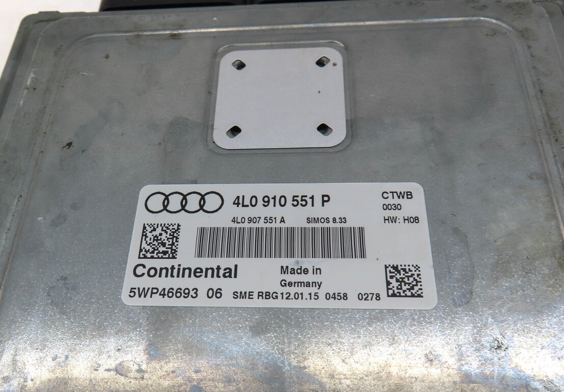 Thumbnail 4: 13-15 AUDI Q7 (4L) 3.0L CTWB SUPERCHARGED ENGINE BCM ECM ENGINE CONTROL MODULE