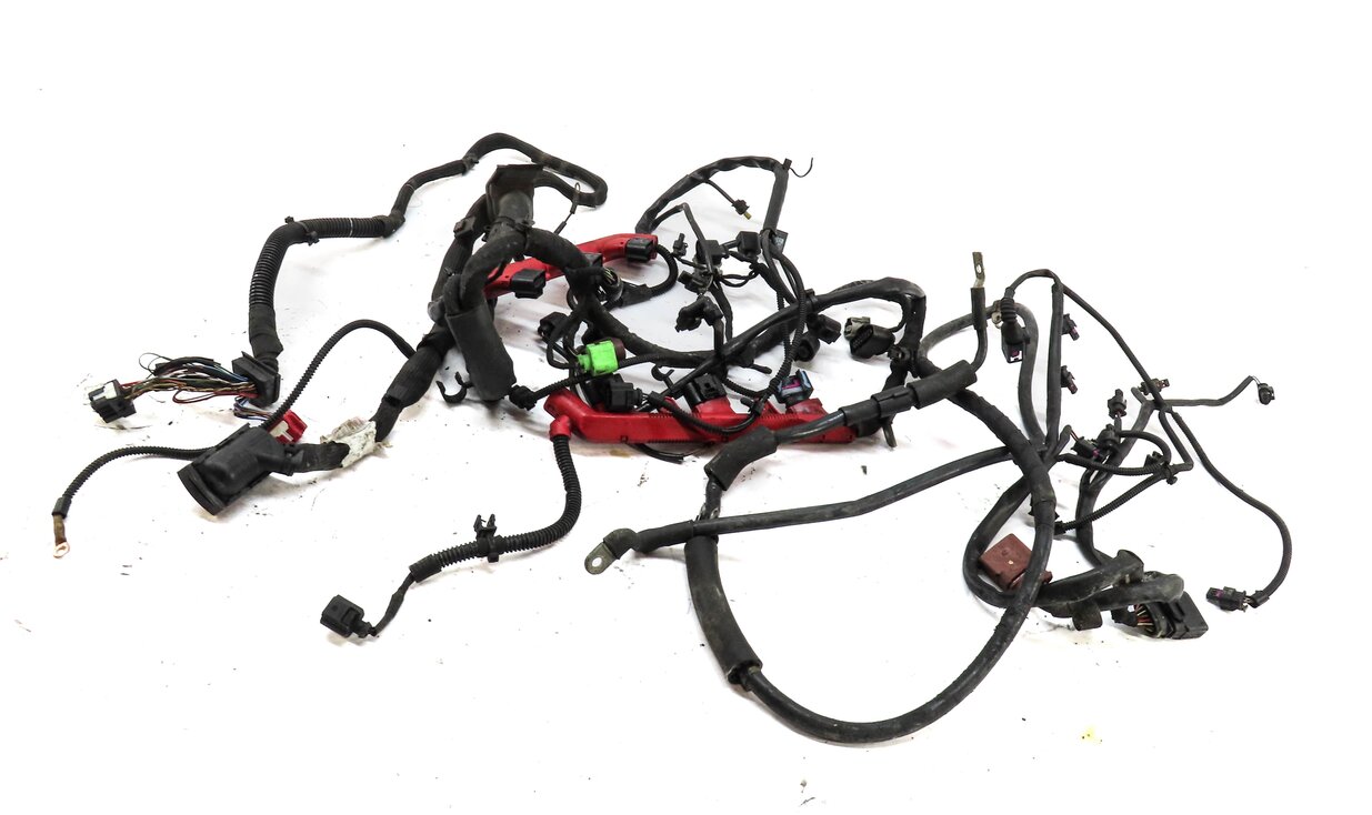 Thumbnail 1: 2015 AUDI Q7 (4L) 3.0L CTWB SUPERCHARGED ENGINE WIRE WIRING HARNESS LOOM
