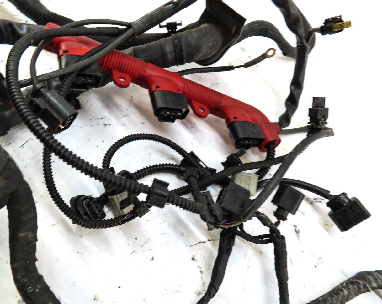 Thumbnail 11: 2015 AUDI Q7 (4L) 3.0L CTWB SUPERCHARGED ENGINE WIRE WIRING HARNESS LOOM
