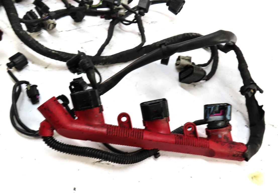 Thumbnail 12: 2015 AUDI Q7 (4L) 3.0L CTWB SUPERCHARGED ENGINE WIRE WIRING HARNESS LOOM
