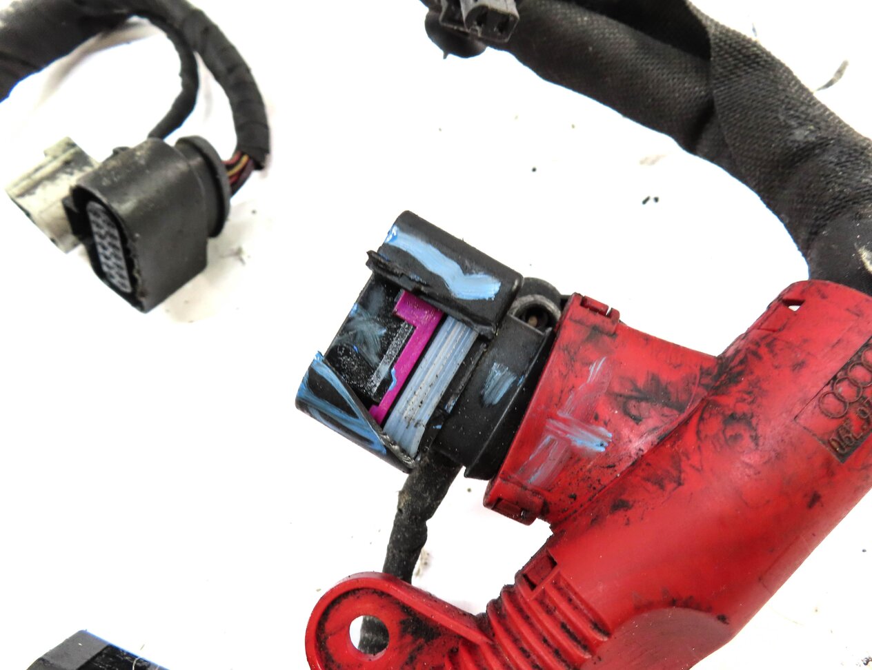Thumbnail 13: 2015 AUDI Q7 (4L) 3.0L CTWB SUPERCHARGED ENGINE WIRE WIRING HARNESS LOOM