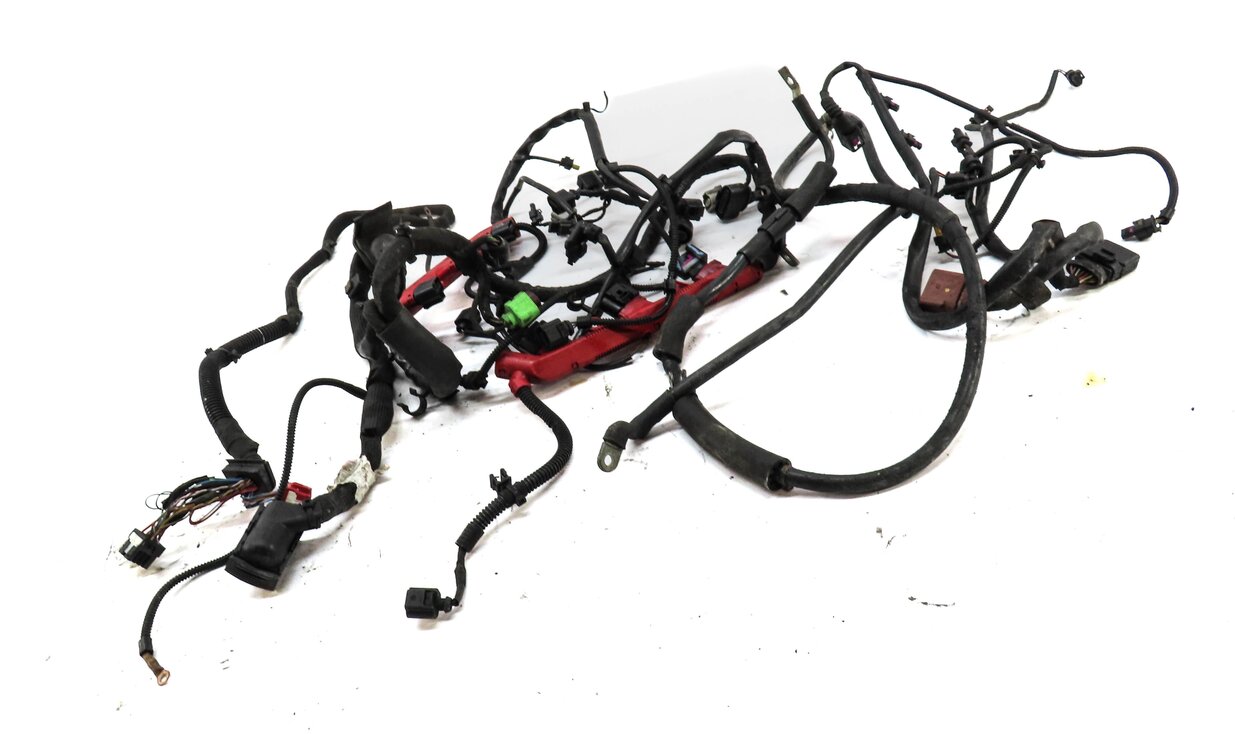 Thumbnail 2: 2015 AUDI Q7 (4L) 3.0L CTWB SUPERCHARGED ENGINE WIRE WIRING HARNESS LOOM