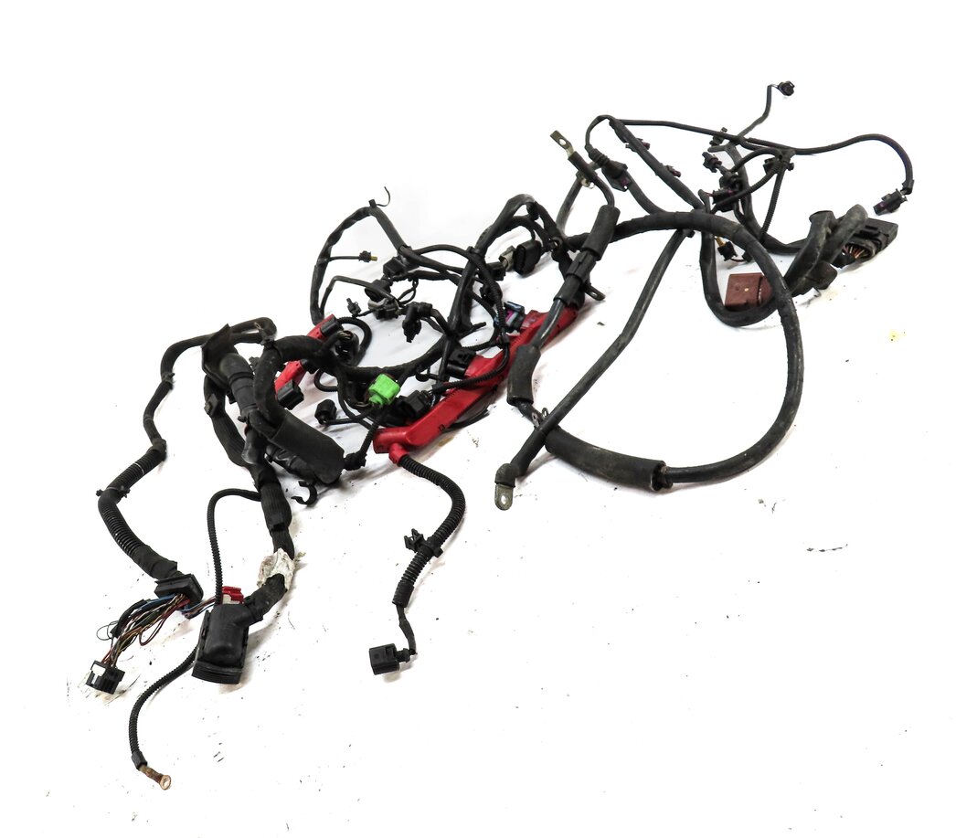 Thumbnail 3: 2015 AUDI Q7 (4L) 3.0L CTWB SUPERCHARGED ENGINE WIRE WIRING HARNESS LOOM