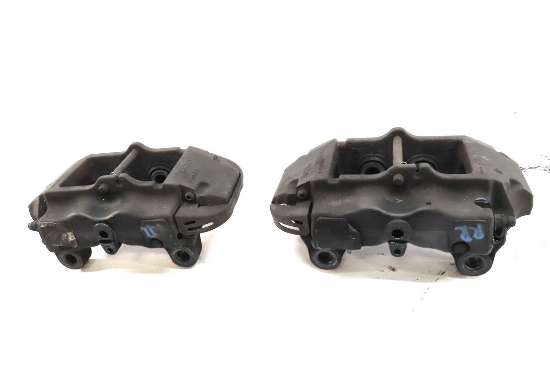 Thumbnail 3: 04-15 VW TOUAREG AUDI Q7 (4L) REAR LEFT & RIGHT DISC BRAKE CALIPER SET-2 BREMBO