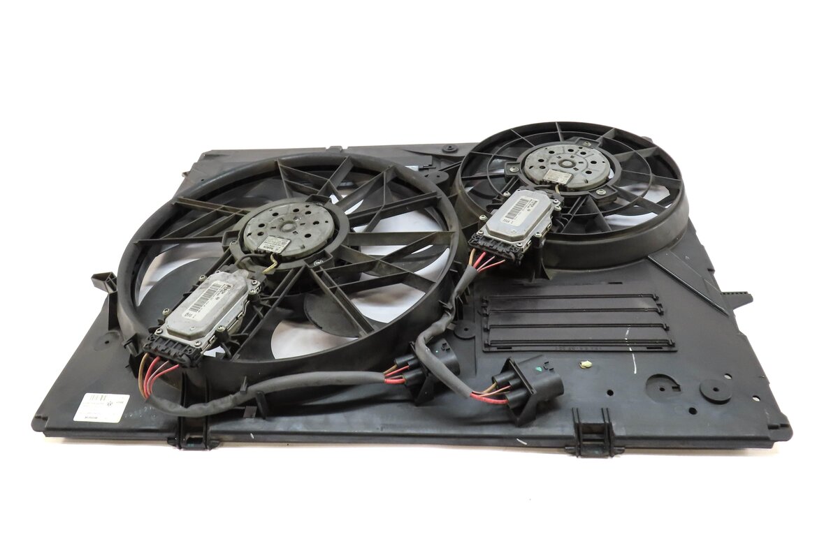 Thumbnail 5: 11-15 AUDI Q7 (4L) 3.0L ENGINE RADIATOR COOLING FAN (FOR MODELS w/ HITCH OPTION)