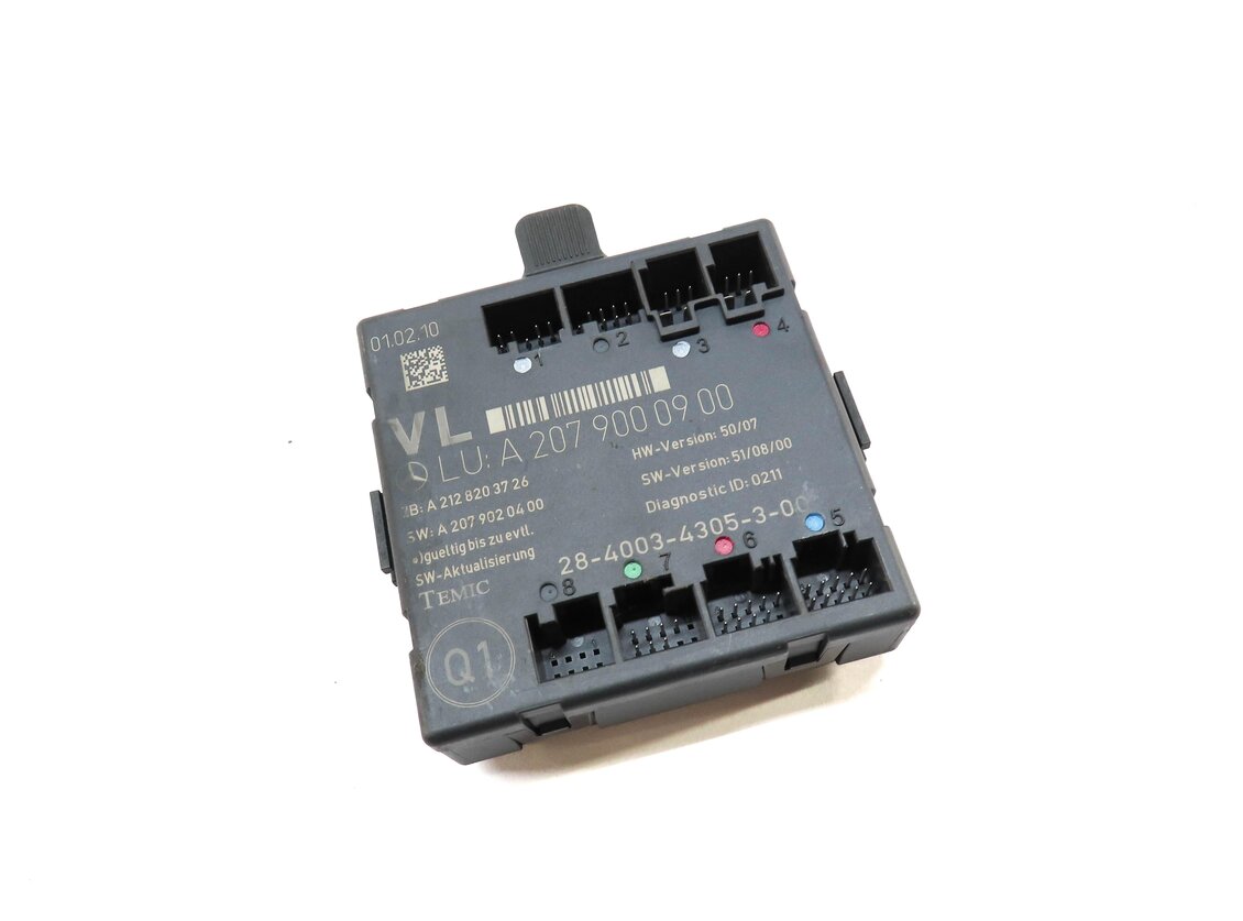 2010 MERCEDES E350 (W207) FRONT LEFT DRIVER DOOR WINDOW CONTROL MODULE
